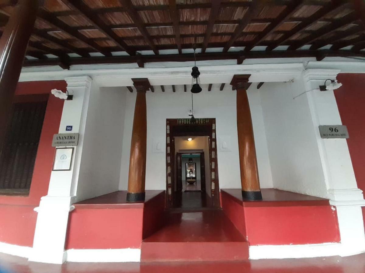 Anantha Heritage Bed & Breakfast Pondicherry Exterior photo